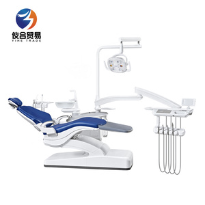Fauteuil <span class=keywords><strong>dentaire</strong></span> de luxe à montage supérieur, modèle neuf de haute qualité, toutes options, pour chirurgie implantaire, avec instruments de laboratoire intégrés, sécurité optimale - Product Image 4