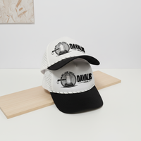 Gorras de Béisbol y Golf Deportivas para Exteriores, Unisex, Transpirables, con 5 Paneles, Perforaciones Cortadas con Láser y Cierre de Hebilla Ajustable
