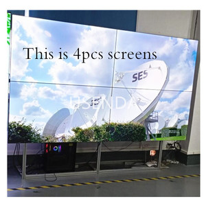 Moniteur vidéo mural LED 4K UHD de 55 pouces à cadre fin avec support mural et support au sol pour publicité en ascenseur et utilisation en magasin de détail - Product Image 4