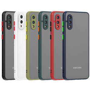 Custodia per <span class=keywords><strong>Samsung</strong></span> <span class=keywords><strong>Galaxy</strong></span> A02 con Protezione Fotocamera, <span class=keywords><strong>Cover</strong></span> Opaca Traslucida Effetto Fumo, Accessori per Telefoni Cellulari - Product Image 6