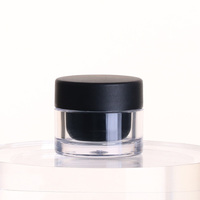 Pot en acrylique transparent 5g, vide, pour crème visage, double paroi, conteneur cosmétique, pot en acrylique pour soins de la peau, impression personnalisée