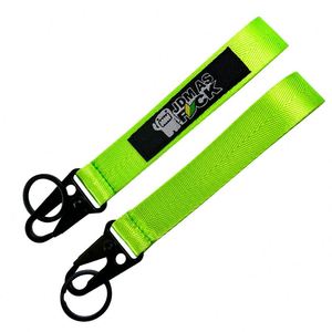 Stylish High Quality Custom Logo Keychains Arabiner Olecranon Hook Short <b>Lanyards</b> Keychain - Product Image 4