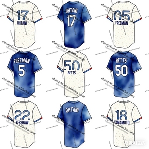 <span class=keywords><strong>Maillot</strong></span> de <span class=keywords><strong>baseball</strong></span> américain Los Angeles Dodger cousu en gros <span class=keywords><strong>Maillot</strong></span> Mookie Betts Shohei Ohtani - Product Image 1
