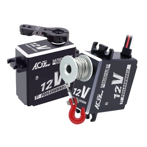 Moteur sans noyau programmable AGFRC 3S 45KG 0.09Sec à couple élevé, engrenages métalliques, numérique intelligent à 360 degrés pour voitures RC et robots - Product Image 3