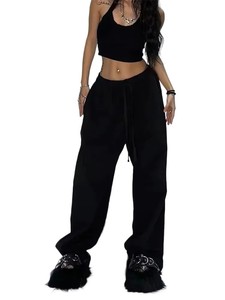 <span class=keywords><strong>Pantaloni</strong></span> Sportivi Casual da <span class=keywords><strong>Donna</strong></span> Primaverili, Joggers Larghi Grigi e <span class=keywords><strong>Neri</strong></span>, <span class=keywords><strong>Pantaloni</strong></span> Oversize <span class=keywords><strong>Classici</strong></span> da Strada - Product Image 6