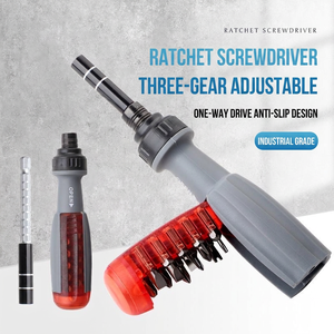 Ratchet <b>Screwdriver</b> Set 10 In 1 Cross Phillips Bit Industrial Grade Anti Slip Handle Multifunctional Tool - Product Image 1