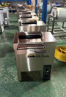 Machine à griller les pains à hamburger professionnels avec revêtement au beurre, pour pains à hamburgers verticaux