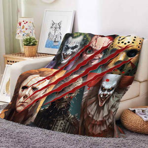 Bulk Wholesale Halloween Blanket Home Room Decor Fuzzy Soft Fleece Flannel <b>Bed</b> Sofa Couch Throw Car Travel Blankets - Product Image 4