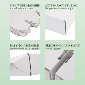 Scatole di Spedizione Piccole e Robuste in Cartone Ondulato Bianco per E-commerce, Spedizioni e Imballaggi, Scatole Riciclabili per Regali e Conservazione - Product Image 4