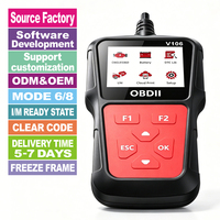 Escáner OBD II Source Factory V106, Lector de Códigos de Error del Motor, Herramienta de Diagnóstico para Todos los Autos