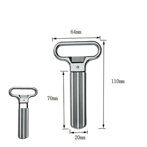 Stainless Steel Wine Bottle <b>Opener</b> Flat Shape Silver Color Portable Corkscrew For Red Wine Beer Opening - Product Image 2