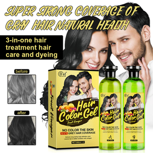 Tinte para el Cabello en Gel con Extracto de Frutas Oem, Tinte Temporal Natural para el Cabello, Tinte para el Cabello en Gel para Salón Profesional - Product Image 5