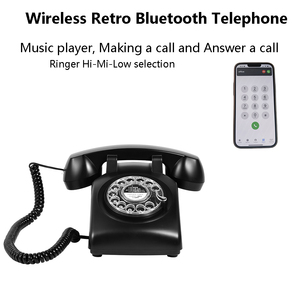 Téléphone sans fil <span class=keywords><strong>DECT</strong></span> audio antique, style rétro, style mariage, ancien modèle, avec fonction <span class=keywords><strong>filaire</strong></span>, téléphone sans fil - Product Image 2