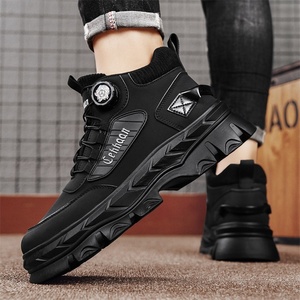 Men's <b>Shoes</b> 2025 New Autumn Winter Outdoor Sports Casual Mesh Lace-Up Wear-Resistant Non-Slip <b>Work</b> Boots Trendy - Product Image 4