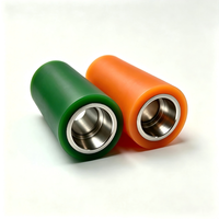 Rouleaux de convoyeur industriels en polyuréthane personnalisables, résistants à l'usure, antidérapants, résistants aux hautes températures 20-95A