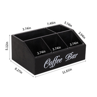 Organisateur de café en bois Durable moderne de haute qualité d'usine comme Solution de stockage de dosettes de café pour les articles ménagers