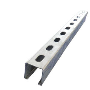 ขายึดยูนิสตรัทแบบ HDG ขนาดสั่งทำพิเศษ 41x25 / รางเหล็กชุบสังกะสีรูปตัวซี / รางยูนิสตรัทแบบเจาะรู - Product Image 3