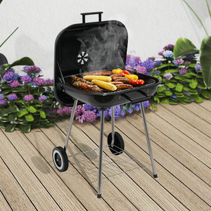 Hamburger Grill 18 Inch Outdoor Charcoal BBQ Portable Camping Grill Multifunctional Windproof Detachable Rustproof - Product Image 1