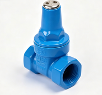 Vanne de régulation manuelle filetée à joint souple, type verrouillable avec entrée pour compteur en option, PN16, OEM disponible, 1/2"~4" pour l'alimentation en eau