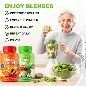 ホールフードスーパーフードカプセルビルベリーエキス入りホールフードスーパーフードカプセル男性と女性のための90キャップ - Product Image 5