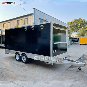 Chariot de restauration mobile Truth Custom, remorque alimentaire remorquable, économique, pour frites, hot-dogs, crêpes, café, glaces, style rétro - Product Image 4