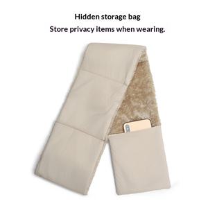 Écharpe thermique longue et légère coupe-vent pour femme, respirante et douce pour la peau, avec poche, personnalisable avec logo, idéale pour l'hiver et les activités de plein air. - Product Image 4