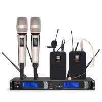 GAW-9000 Top selling in Ablibaba microfoon draadloze professionele uhf True Diversity draadloze microfoon