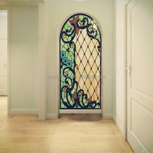 Vidrio Artístico Tiffany Estilo Americano Personalizado, Vidrio Decorativo para Puertas y Ventanas - Product Image 5