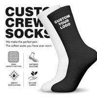 Logo personnalisé Chaussettes de sport athlétique Chaussettes sans quantité minimale de commande avec votre propre conception Ch