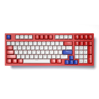 98 Keys Mixed Color Wired Mechanical Keyboard FV-K98 Computer Hardware & Software RGB Gaming Keyboardfor Tablet Gamer