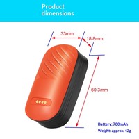 Traceur GPS pour animaux de compagnie 4G IP67 étanche, collier GPS pour chien, dispositif de positionnement Beidou Wi-Fi pour chiens et chats