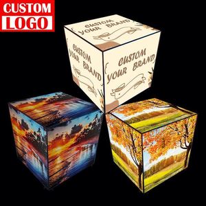 High Quality <b>Advertising</b> Cube <b>Light</b> <b>Box</b> 40Cm Portable Photo Studio Cube <b>Light</b> <b>Box</b> Cube Rotating <b>Light</b> <b>Box</b> - Product Image 1