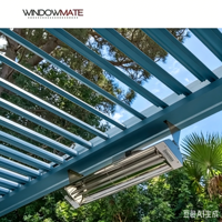 Store solaire OEM ODM haute résistance pour extérieur, façade murale de centre commercial, ventilation, décoration, pare-soleil, imperméable, léger et durable