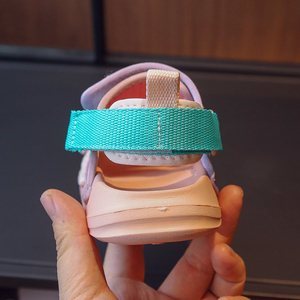 Nuovi sandali all'ingrosso 2025 per bambina da 3 a 4 anni di marca N famosi bambini scarpe pantofola all'aperto Guangzhou produttore - Product Image 2