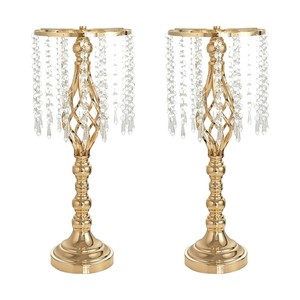 Western Food Luxury Brand Derong Desktop Decoration <strong>Wedding</strong> Props Table Iron Candlestick Twist Ornaments Flower <strong>Frame</strong> - Product Image 5
