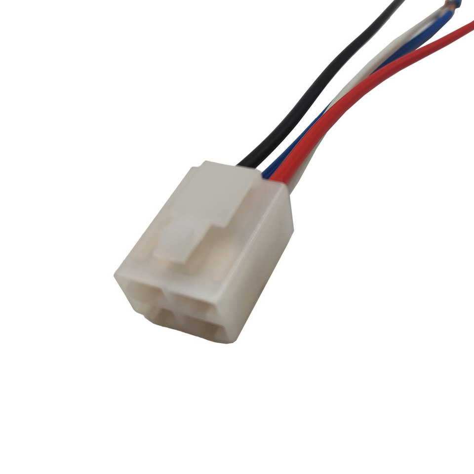 Automotive 6.3 Series White 4Pin Wire Connector Wire