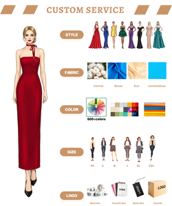 Abito da Sera Personalizzato OEM/ODM, <span class=keywords><strong>Vestito</strong></span> <span class=keywords><strong>Lungo</strong></span> Casual - Product Image 5