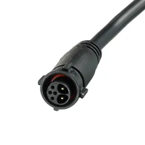 Power Data Connector Waterdichte Hoge Kwaliteit Goedkope 6 Pin Ip67 2 + 4, 2 + 3, 2 + 2, 2 + 1 Serie Draad Connector Man Vrouw Adapter Led