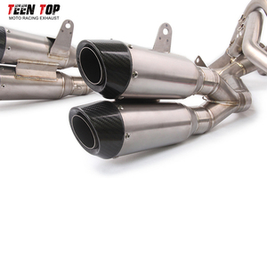 51MM alliage de titane Z1000 échappement sans lacet 2010 ~ 2021 <span class=keywords><strong>Z1000SX</strong></span> silencieux d'échappement 2010 ~ <span class=keywords><strong>2019</strong></span> pour Kawasaki - Product Image 3