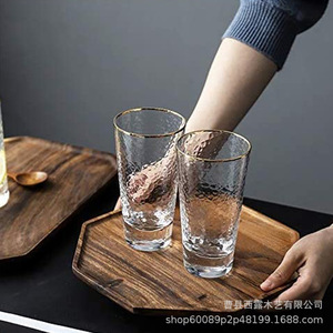 Wooden Hexagonal <b>Tray</b> Acacia Wood Color For <b>Tea</b> Coffee Breakfast Serving Storage Home Living Room Use - Product Image 3
