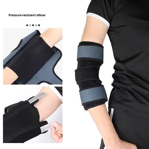 Kadınlar ve erkekler için rahat sabitleyici desteği uyku için kübik tünel ayarlanabilir dirsek atel için dirsek Brace en uygun - Product Image 3
