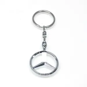 Chất lượng cao sang trọng Mercedes xe Mark Keychain với hộp quà màu đen