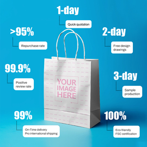 Biểu Tượng Tùy Chỉnh Quảng Trường Tote Giấy Mua Sắm Túi Xách Mini Kraft Quà Tặng Giấy Bao Bì Túi Cho Váy Quần Áo - Product Image 6