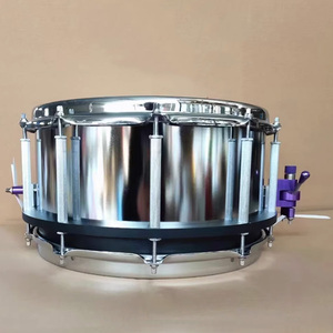 14インチ ブロンズ＆アルミニウム フローティング スネアドラム - Product Image 2