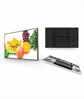 Pantalla LCD Personalizada de 23.8, 55 y 65 Pulgadas, Reproductor de Publicidad Digital, Señalización Inteligente de Pared con Múltiples Pantallas, SDK, WIFI, CMS, para Comercios