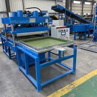 Machine de fabrication de dalles de sol en caoutchouc avec moule, machine de pressage de briques en caoutchouc à partir de granulés de pneus usagés