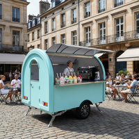 Orange Technology - Mini-remorques alimentaires personnalisables pour pizzas, sandwichs, glaces, gelatos, churros, crêpes, avec cuisine complète