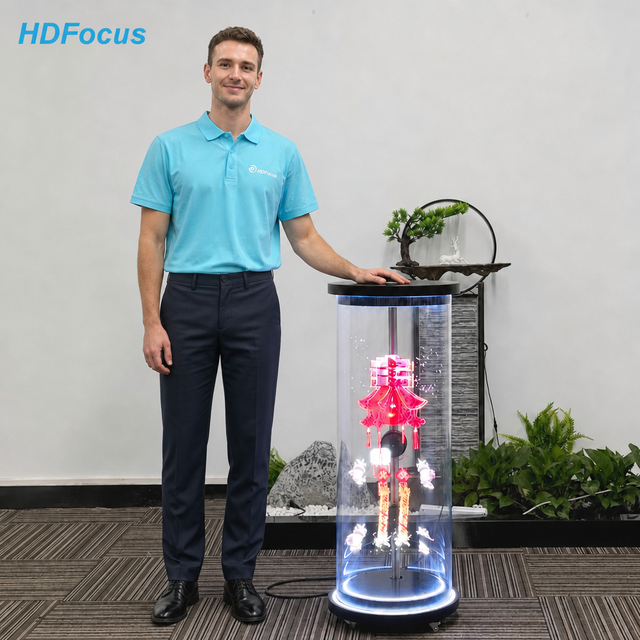 Mini 3D LED Fan Hologram Projector 3D Holographic Display for Education Advertising OEM Holographic Ventiladores Holograficos