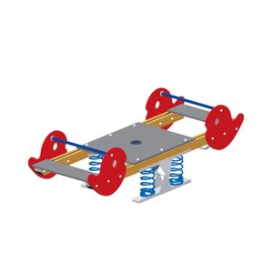 Chevaux à <span class=keywords><strong>bascule</strong></span> doubles en acier inoxydable, jouets <span class=keywords><strong>pour</strong></span> enfants, 2 sièges, deux personnes, en métal, <span class=keywords><strong>pour</strong></span> adultes et enfants, chevaux à <span class=keywords><strong>bascule</strong></span> robustes <span class=keywords><strong>pour</strong></span> l'extérieur - Product Image 4