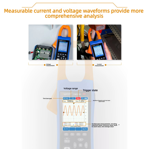 Multimètre à pince intelligent OWON CMS101, 4,5 chiffres, sélection automatique de la plage, <span class=keywords><strong>enregistreur</strong></span> de courant AC/DC, True RMS - Product Image 3